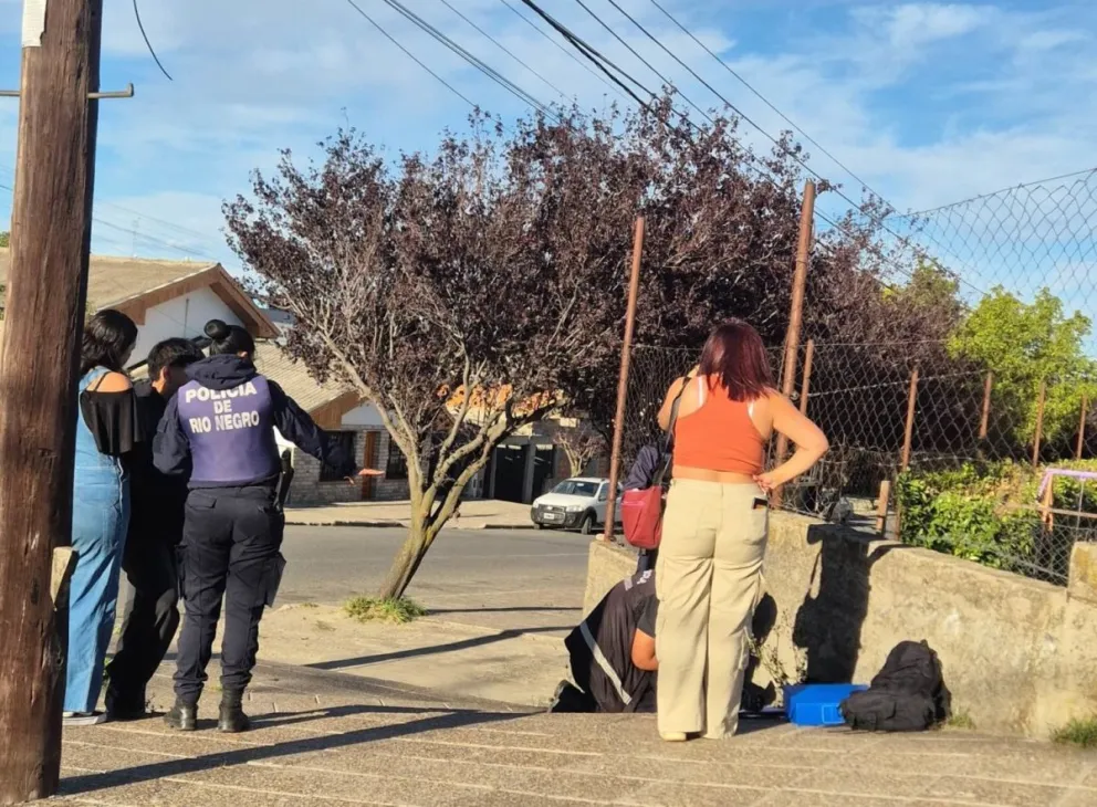 Chocó y se quiso escapar porque estaba armado.