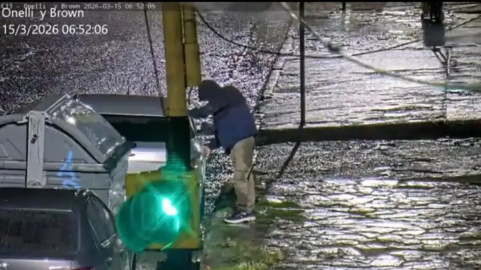 La alerta generada desde el Centro de Monitoreo activó un operativo policial