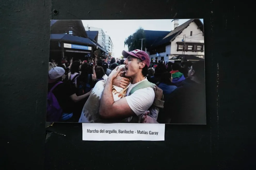 Una imagen tomada por Matías Garay, perteneciente a la muestra del Puerto San Carlos (fotos: Facundo Pardo).