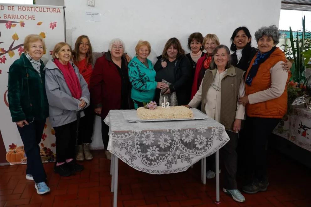 Las integrantes de la Sociedad de Horticultura festejaron en el SCUM (fotos: Facundo Pardo).