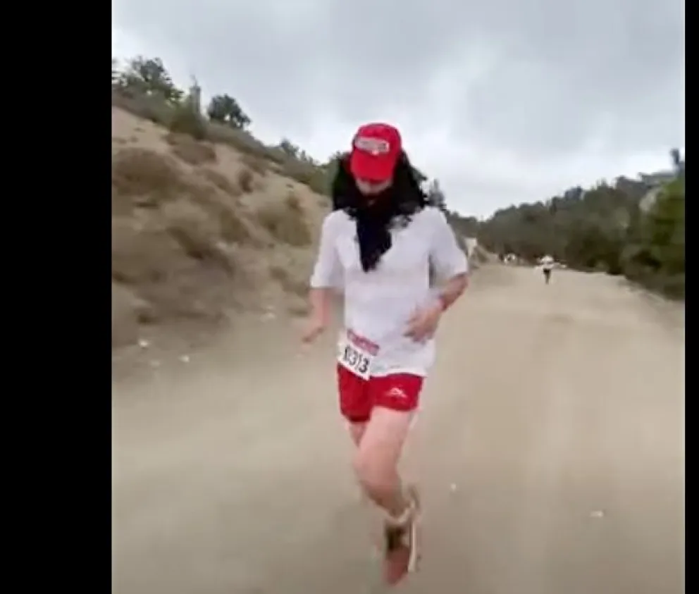 Una de los momentos de la carrera. 