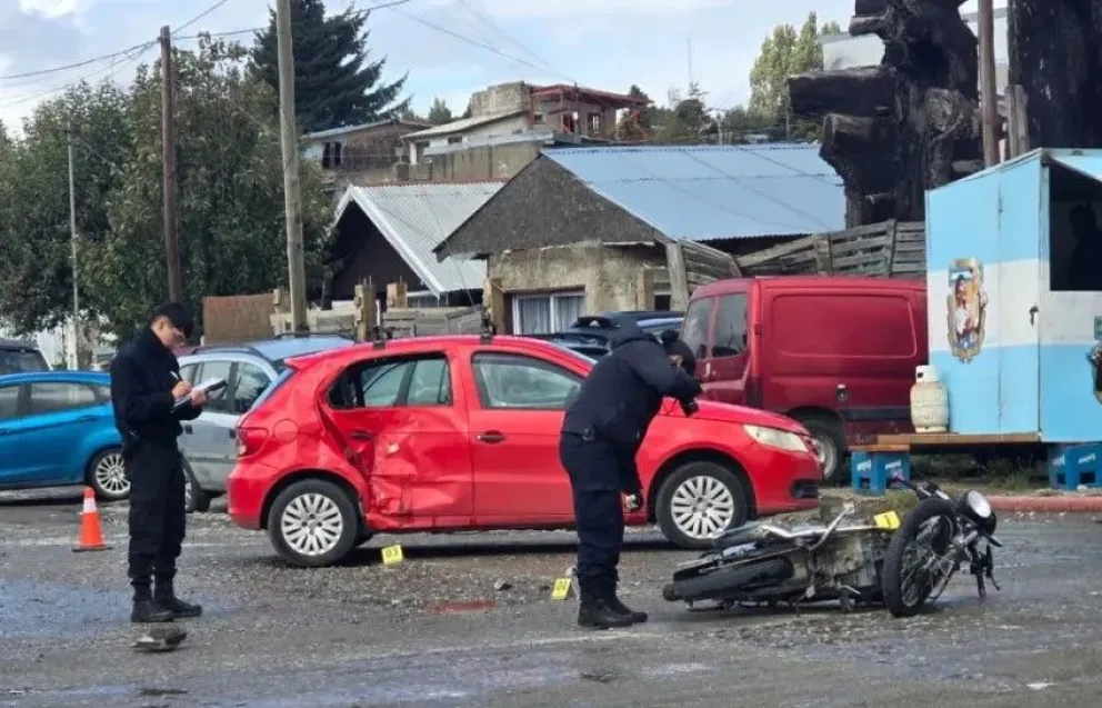 Momentos posteriores al choque / Foto ANB 