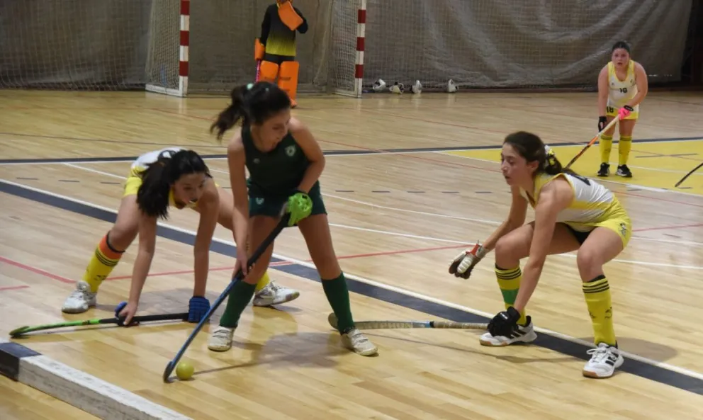 Todo listo para el comienzo del hockey de menores. Fotos AHBYLS.