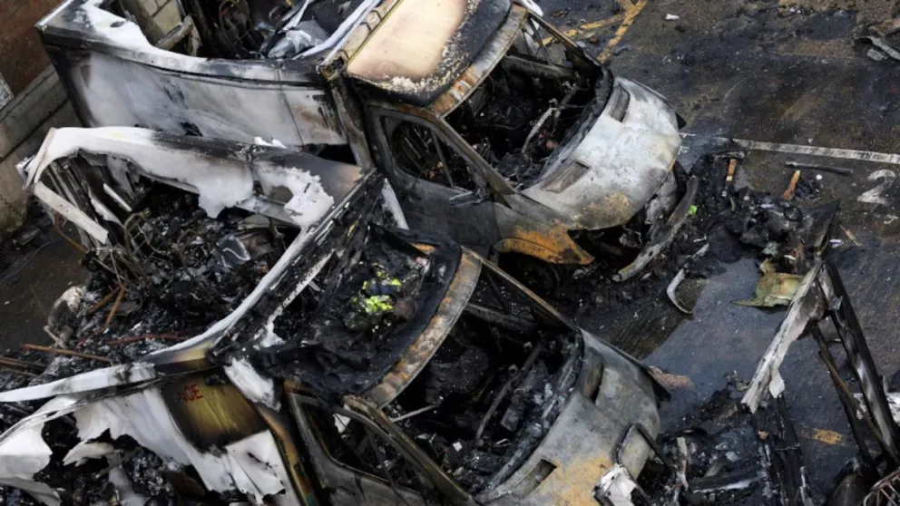 Afortunadamente, no hubo heridos tras el incidente. 