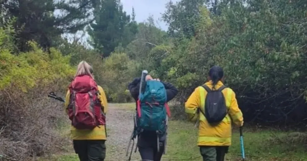 Nuevamente debieron realizar un rescate en ese sector de la montaña.