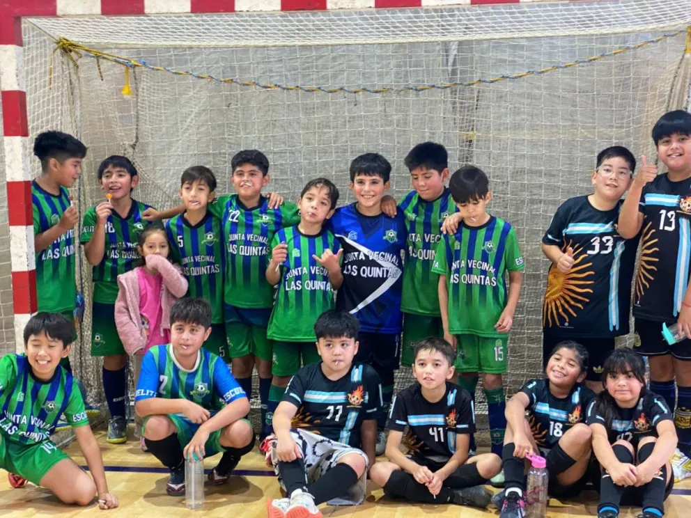 Los pibes se divierten. 