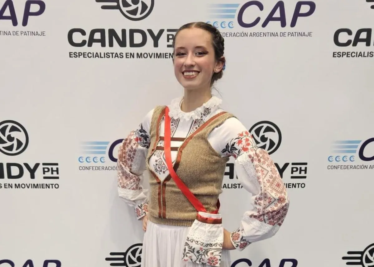 Candela Andruchow debutó en World Skate Junior en Buenos Aires