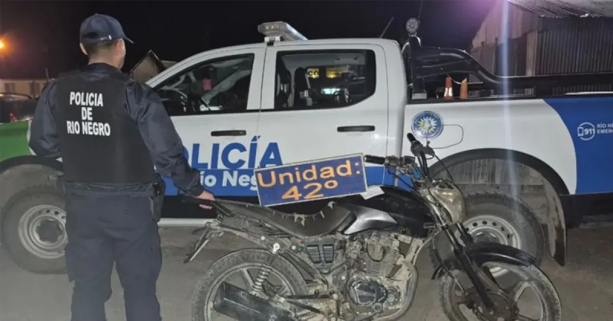 Detuvieron a un hombre de 40 años que circulaba en moto con pedido de secuestro en barrio Malvinas