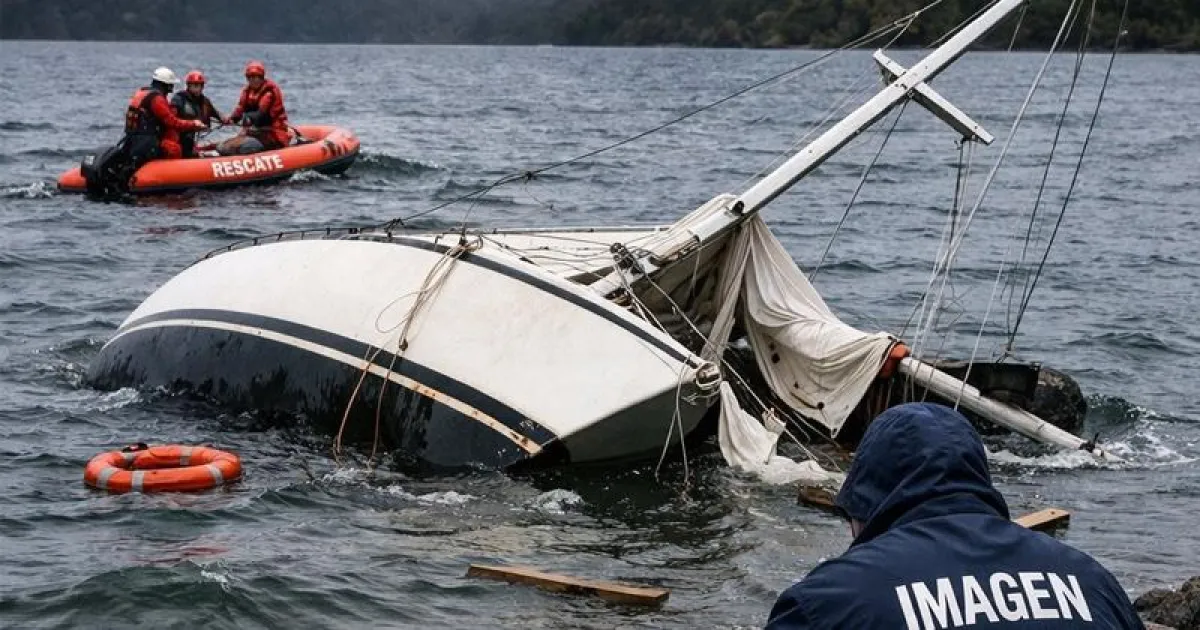 Murió un hombre de 47 años tras volcarse dos veleros en el Lago Epuyén