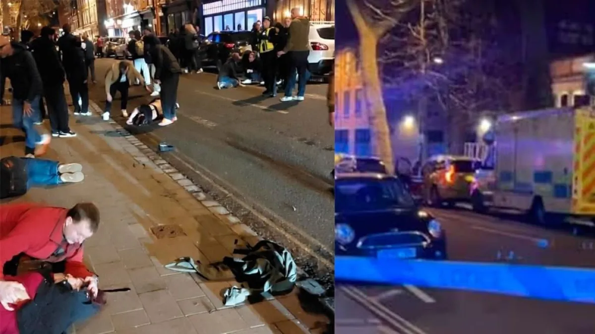 Detenido conductor tras atropellar a 20 personas en Derby, Inglaterra