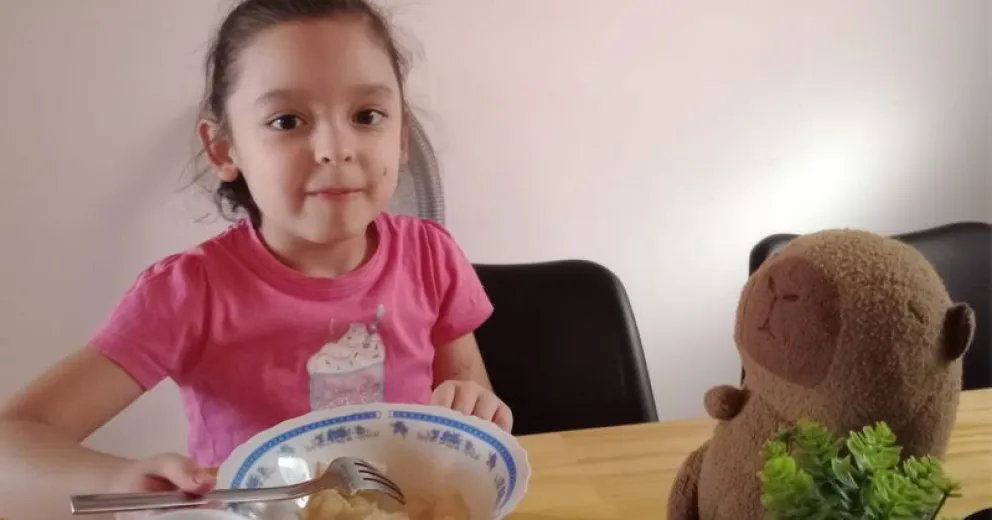 Si alguien lo encontró, puede comunicarse con la mamá de Paulita.