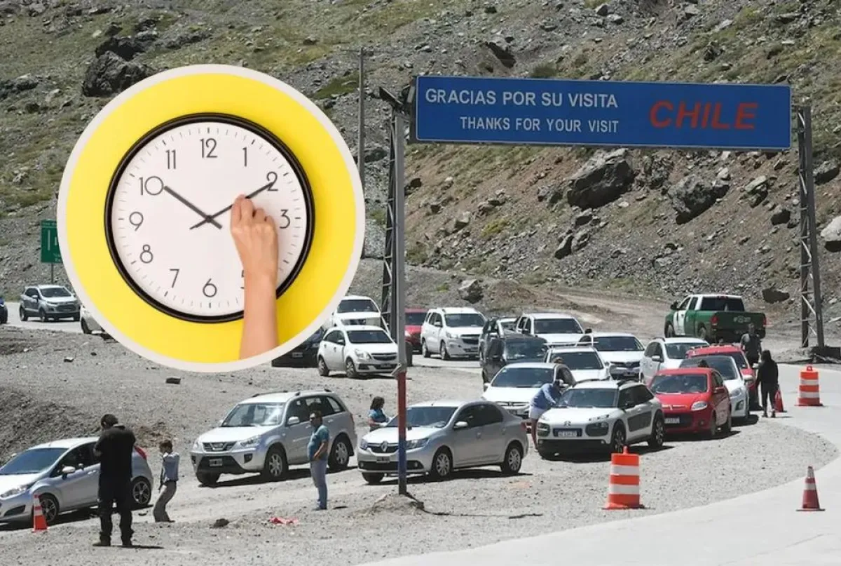 Chile modifica su huso horario y queda una hora detrás de Argentina