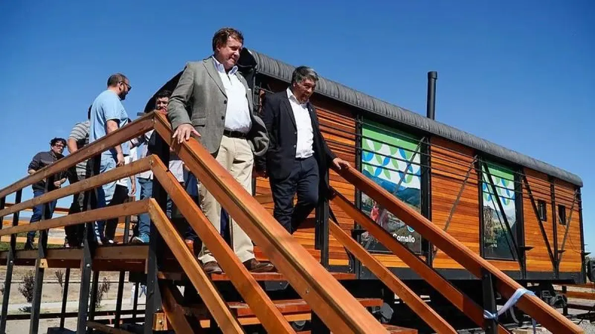Se inauguró el último vagón turístico del Corredor de la Estepa en Comallo
