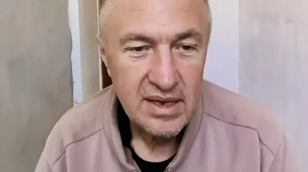 Una de las últimas fotos de Rudnev desde la cárcel de Rawson / Foto Noticias Argentinas