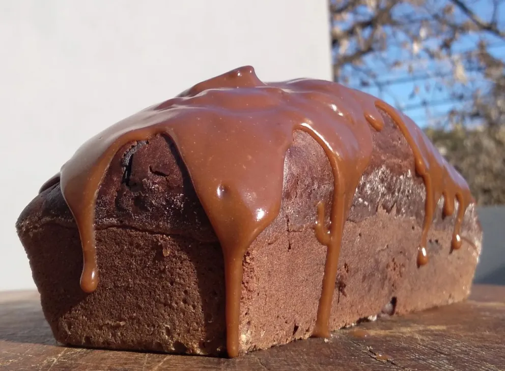 Budín vegano con un ingrediente especial. 