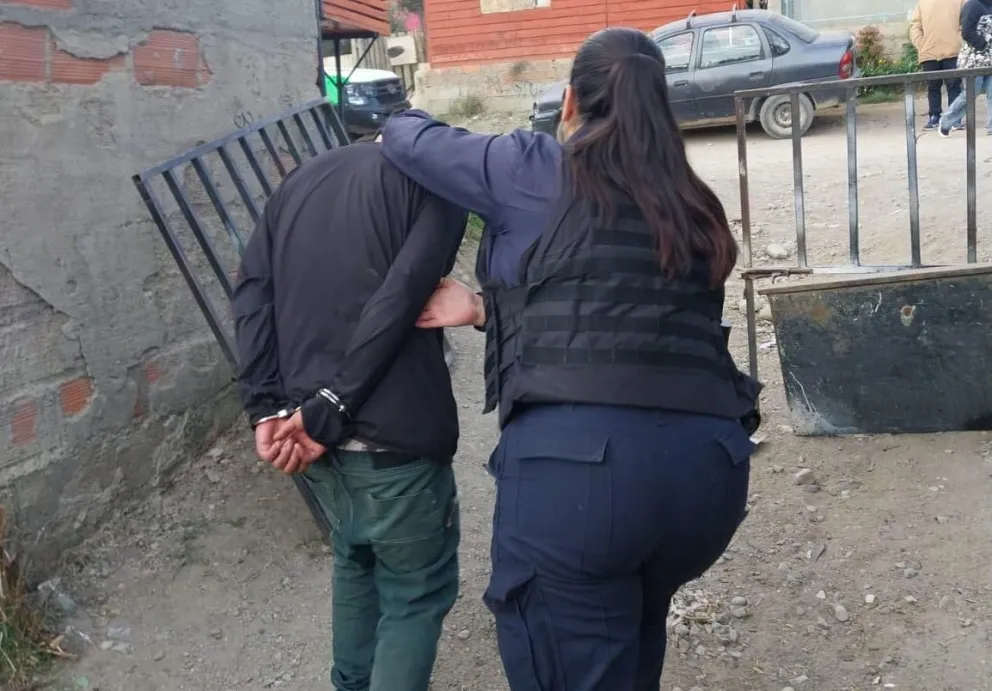 En el marco de un allanamiento en el barrio Arrayanes.