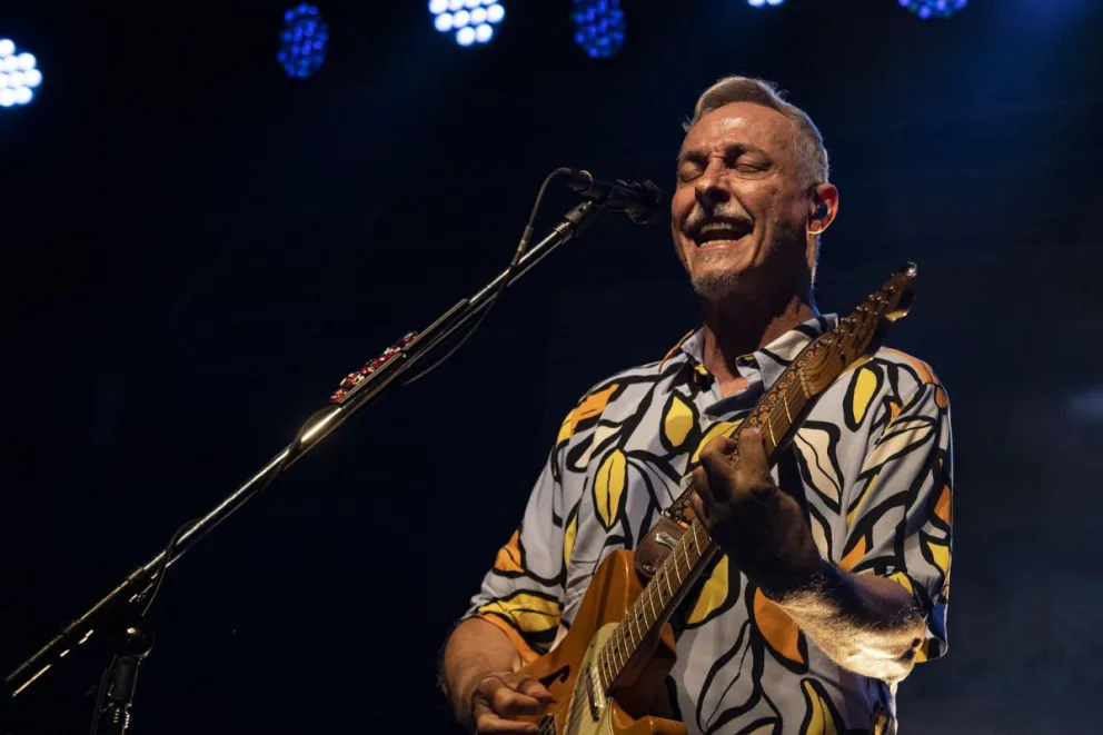 En una entrevista exclusiva, Pedro recuerda los primeros tiempos con Serú y la grabación de Tango, con Charly (foto: Eugenia Neme).