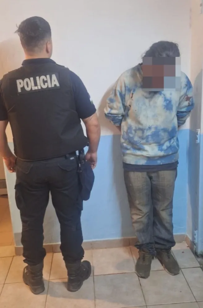 Al calabozo por robar placas de un supermercado y agredir a un efectivo policial.