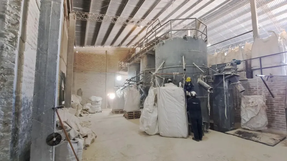 Relevamiento integral de la actividad de extracción y procesamiento de diatomita.