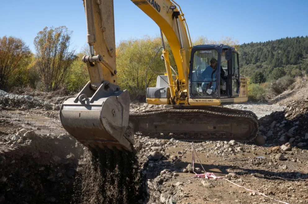 Los trabajos avanzan en la zona. 