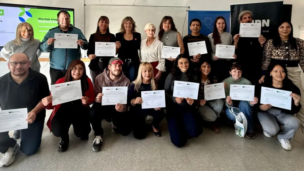 El acto de cierre se realizó en la sede andina de la UNRN en Bariloche. Foto  Gobierno de Río Negro.