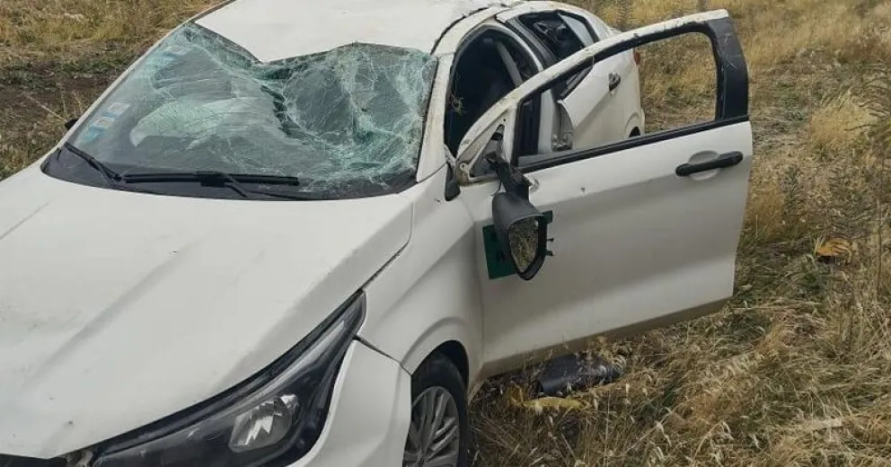 Afortunadamente las lesiones del conductor fueron leves.