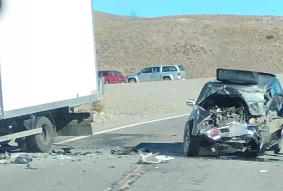 Momentos posteriores al siniestro vial. 