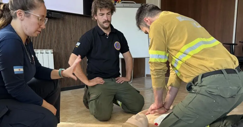 Durante el encuentro se trabajó sobre contenidos clave para la respuesta en terreno.