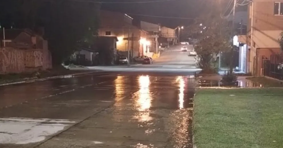 La pérdida era notable, imagen gentileza de un vecino de ese sector.