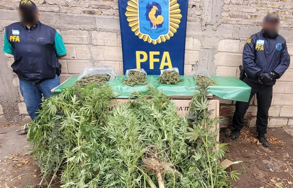 El operativo de allanamiento fue en pleno barrio Managua. 