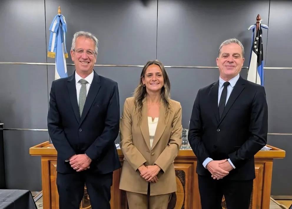  El acto se llevó a cabo en el auditorio del edificio judicial.