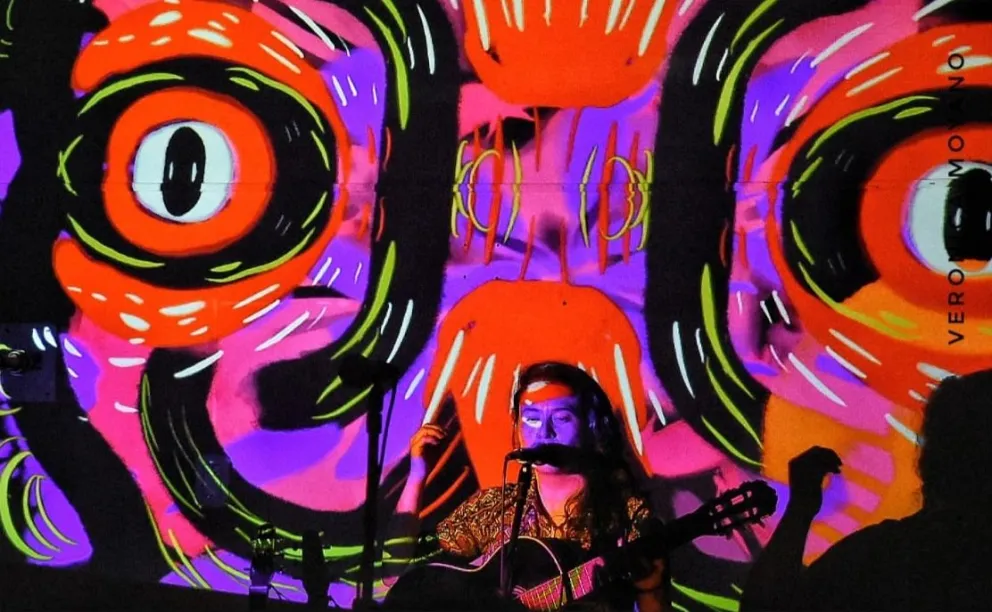 Uno de los trabajos de Tati Catelani. Foto: Verónica Moyano para la UNRN.