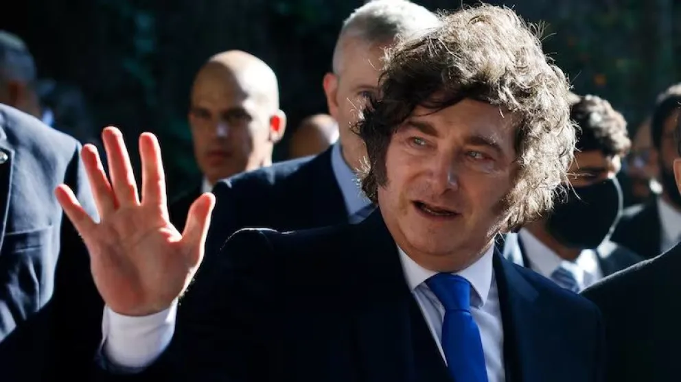 El presidente Javier Milei. 