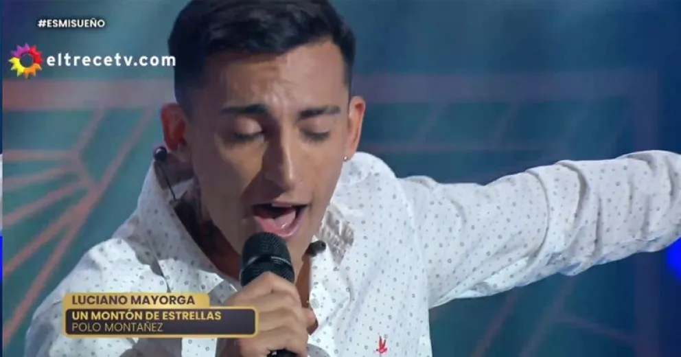 El barilochense pudo mostrar su talento a la audiencia del país.