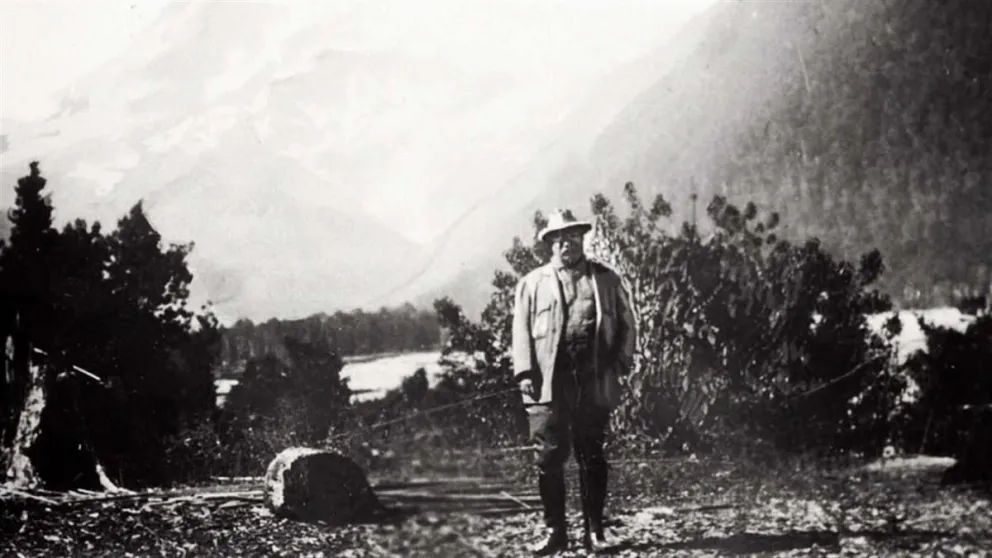 Theodore Roosevelt a su paso por el Nahuel Huapi.