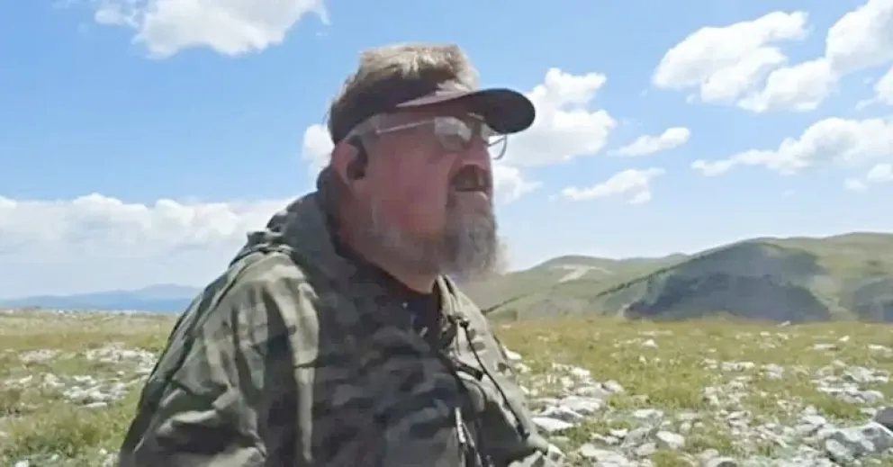 Una de las imágenes de Konstantin Rudnev, supuesto líder de la Secta Rusa en Rawson. 
