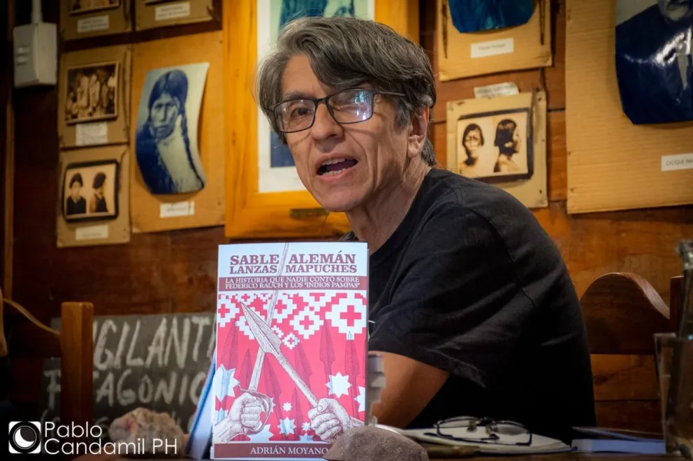 El séptimo libro de Moyano. Foto: Pablo Candamil 
