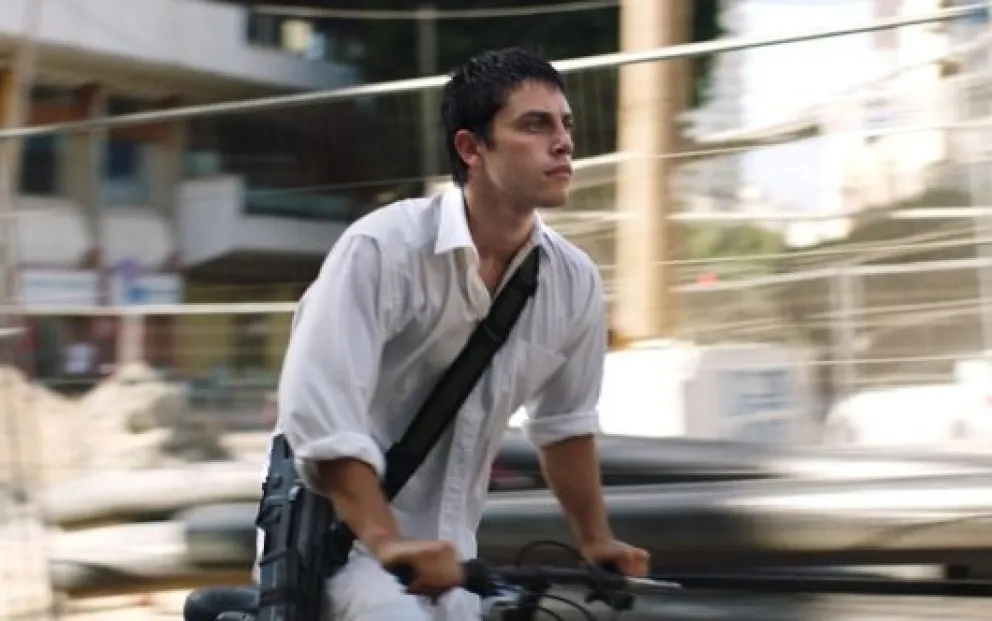 Una escena de una película singular.