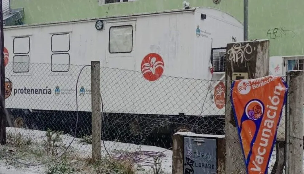 La atención incluso bajo la nieve. 