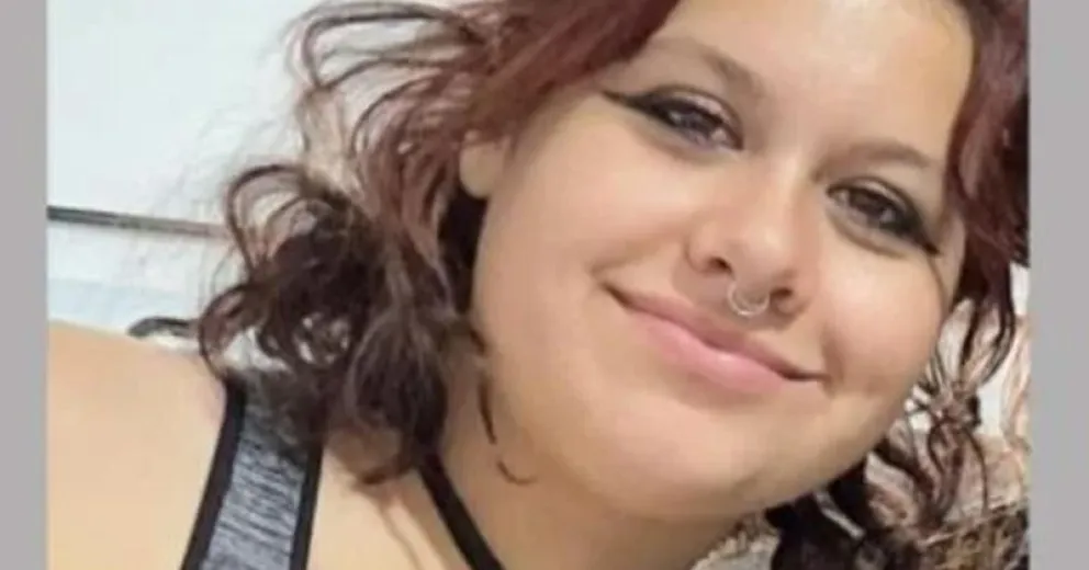 La joven que fue vista por última vez el sábado pasado. 
