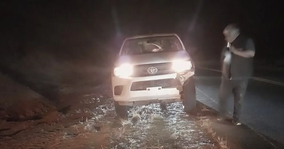 Con la oscuridad de la noche, no pudieron evitar atropellarlos. 