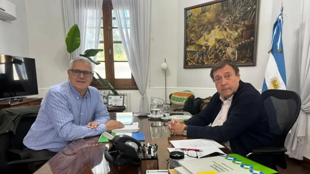 Jornada de trabajo entre el Gobernador de Río Negro, Alberto Werteilneck, y el Intendente de Jacobacci, José Mellado