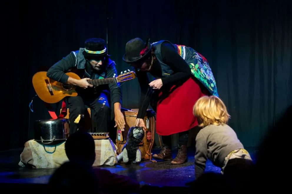 En escena, los materiales que buscan.  