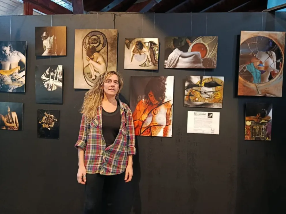 Fer Ungar, una artista plástica que ideó una propuesta innovadora. Foto gentileza.