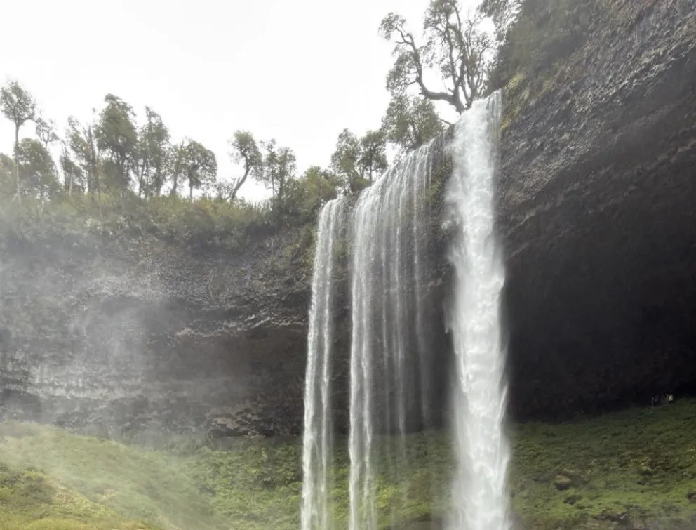 Una de las cascadas que forman parte de nuestro entorno natural. 