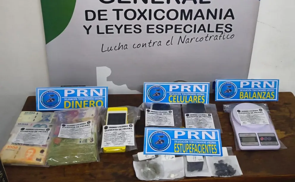 El procedimiento se realizó en el barrio Lavalle de la ciudad rionegrina. 