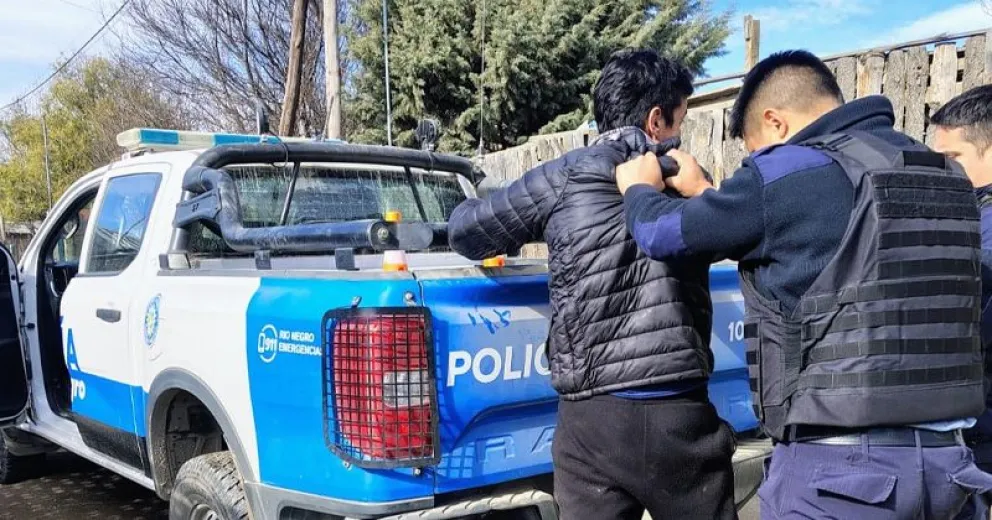 Había un pedido de captura vigente en su contra. Imagen de la Policía de Río Negro.