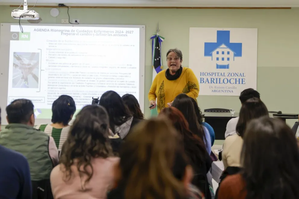 Se desarrollará hasta las 17 horas, en el auditorio del hospital zonal. Fotos de Eugenia Neme.