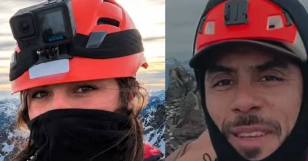Las víctimas Abril Melina Marino Pereira y Emiliano Feida. 