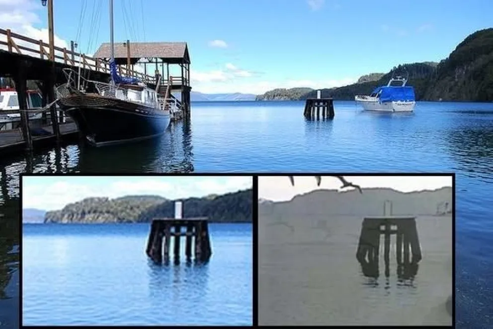 La magia de la Patagonia reflejada en la portada del disco.